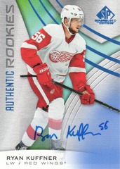 2019-20 SP Game Used Authentic Rookies Blue #140 Ryan Kuffner Auto